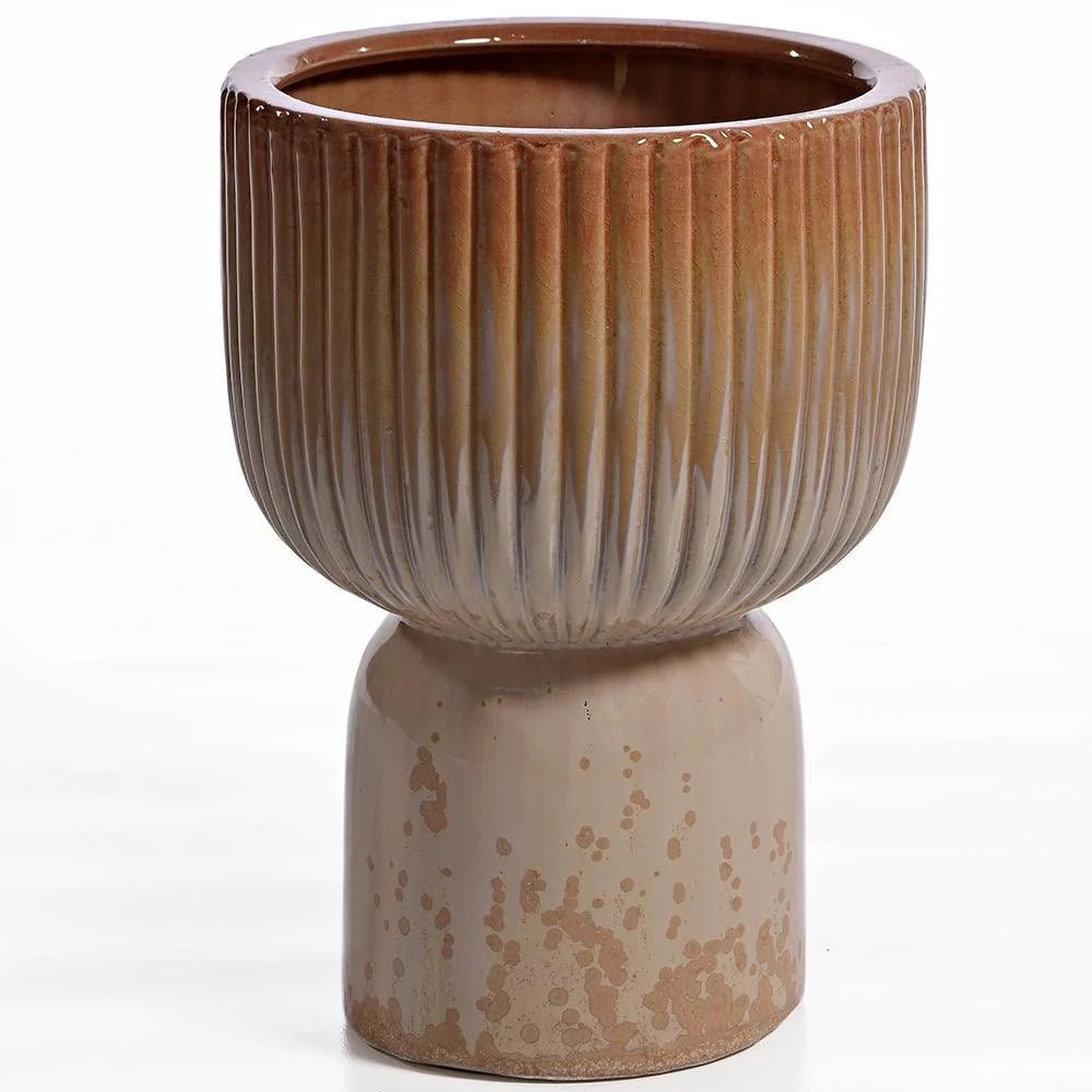 Leaf Tail Ceramic Pot - TesuVases