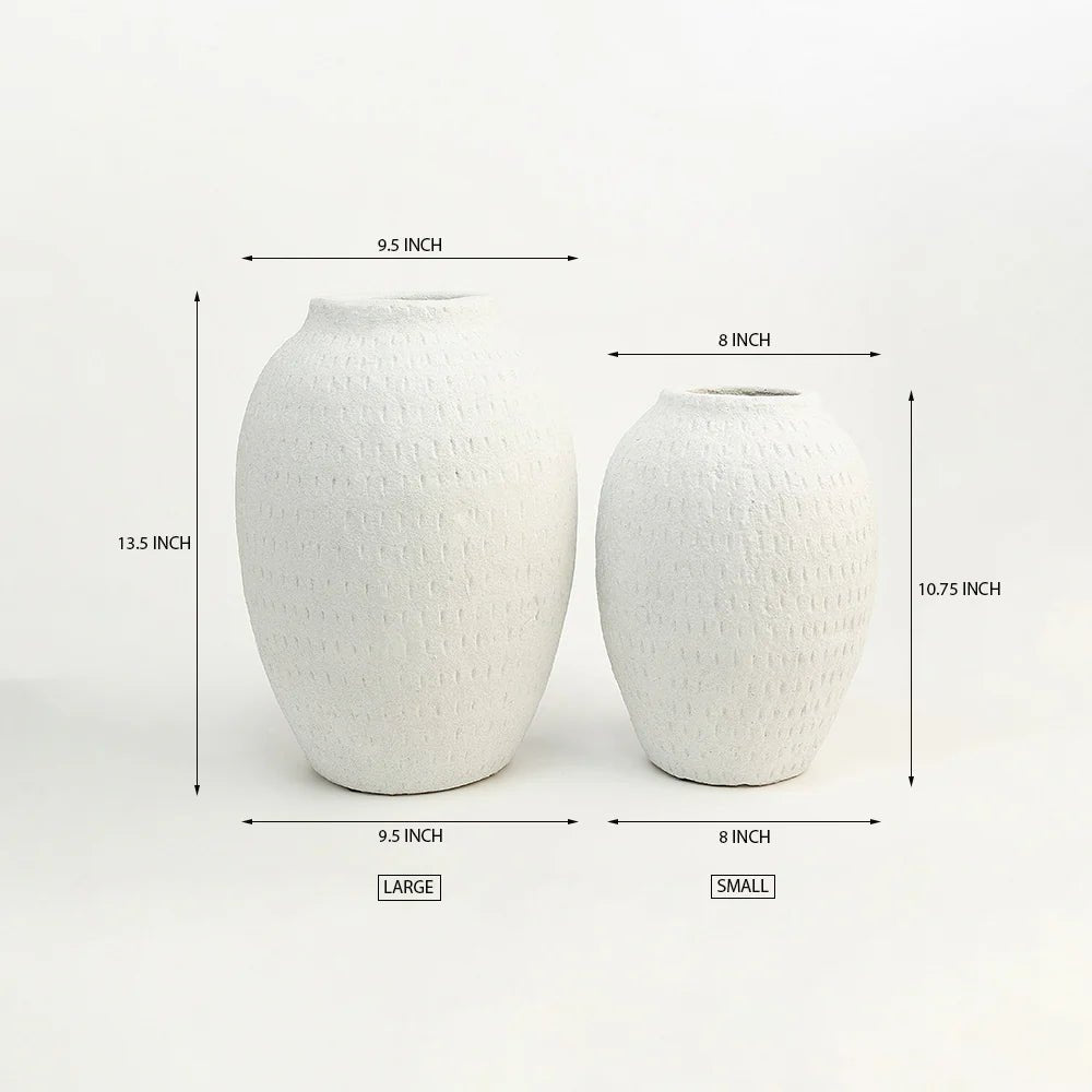 Lino Terr Vase Pair - TesuVases