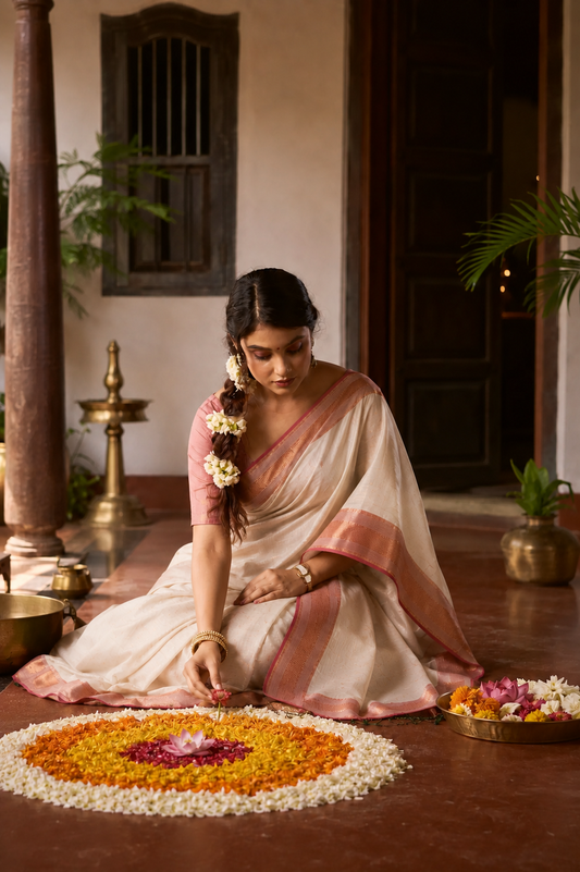 Shubhra Maheshwari Silk Saree