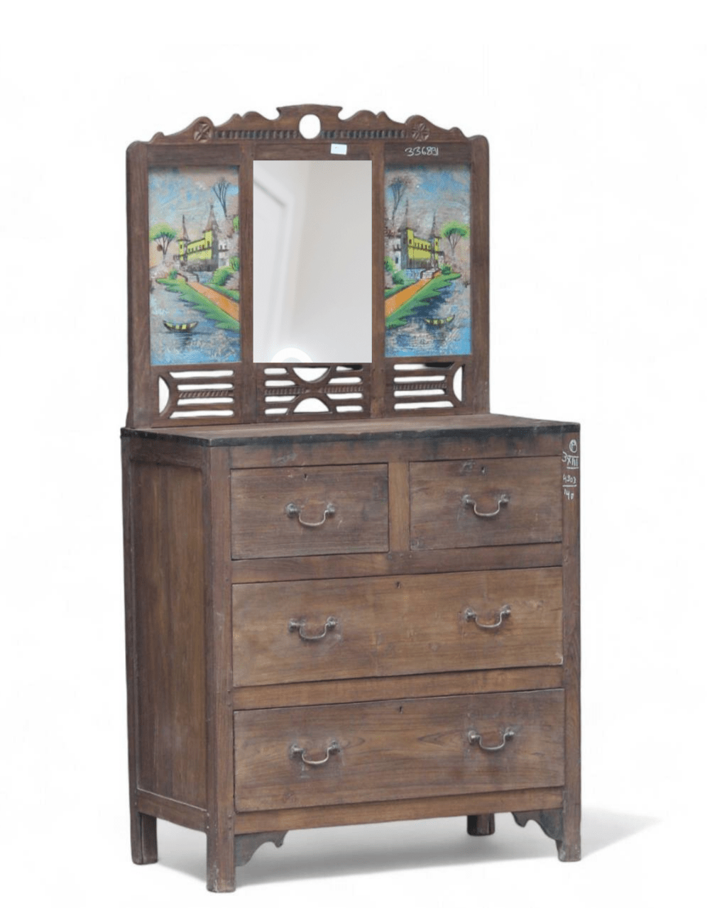 Mirror Dressing Table with Drawer - TesuCabinets & Storage