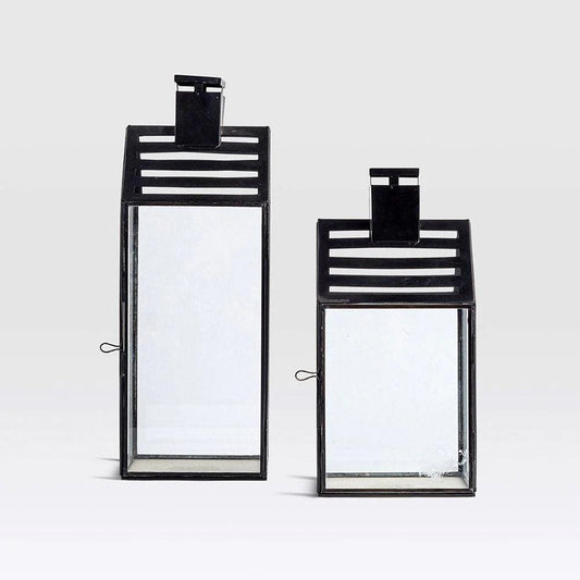 Modern Lantern Glow Set of 2 - TesuCandles & Candle Holders