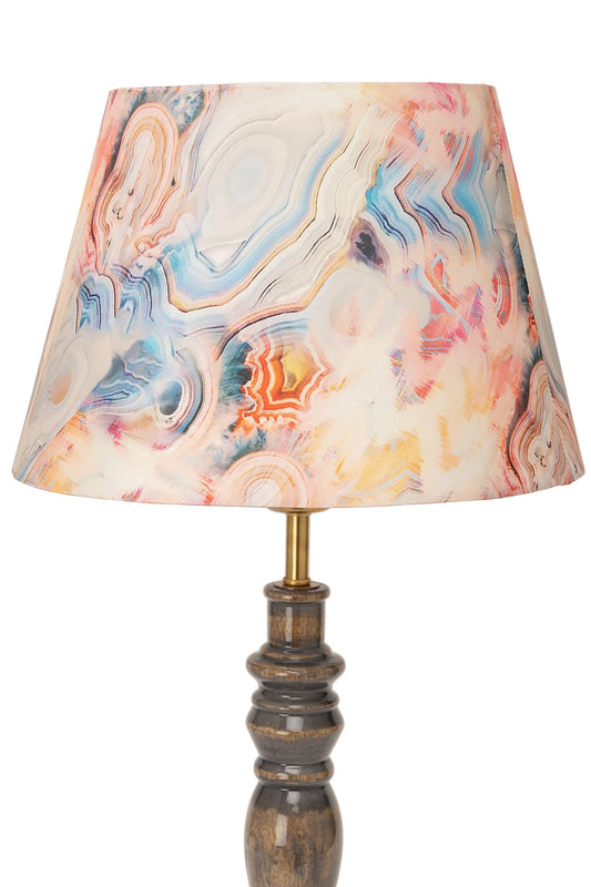 Multicoloured Wooden Table Lampshade - TesuTable Lamp