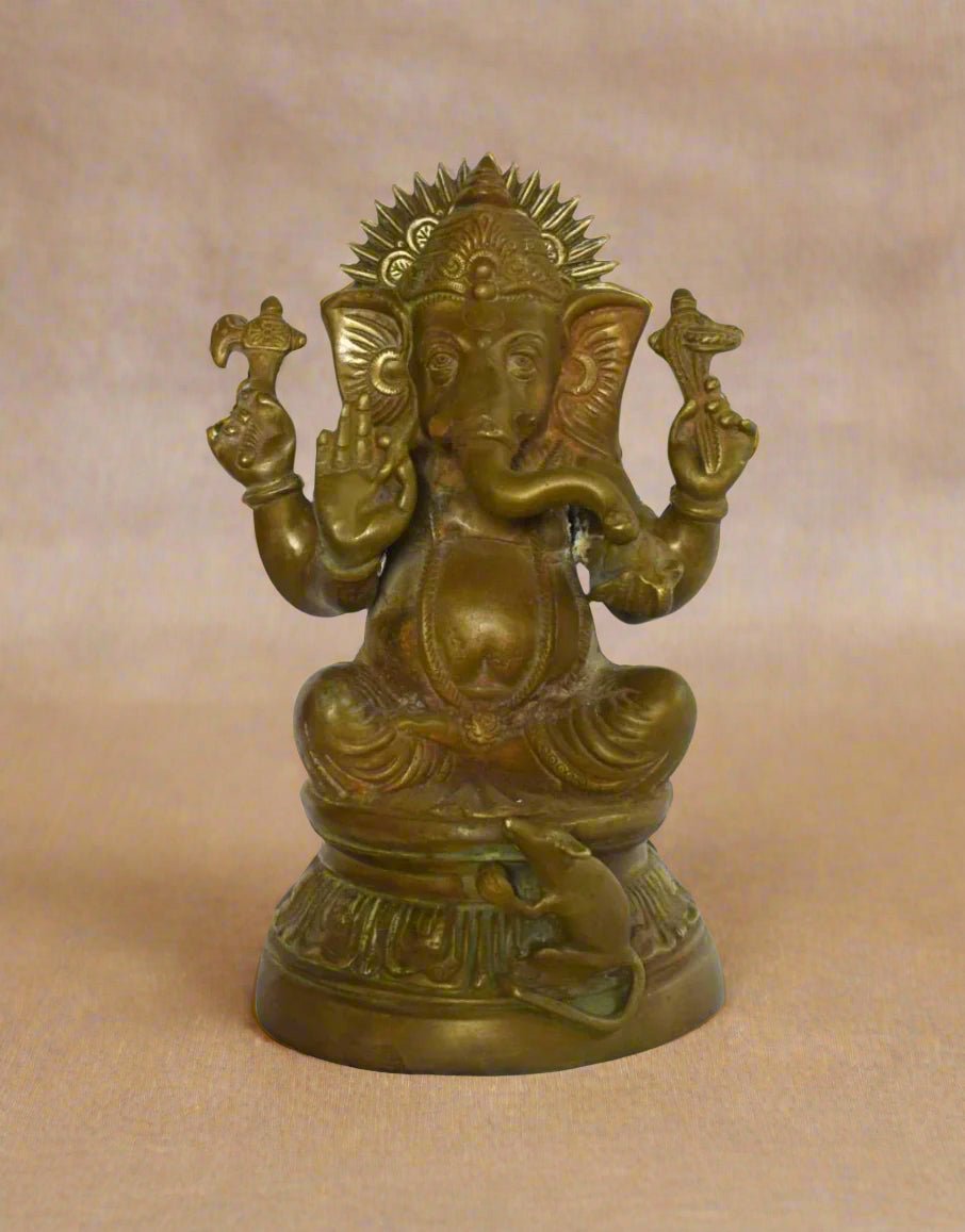 Mushakvahan Moorti - TesuBrass Sculptures