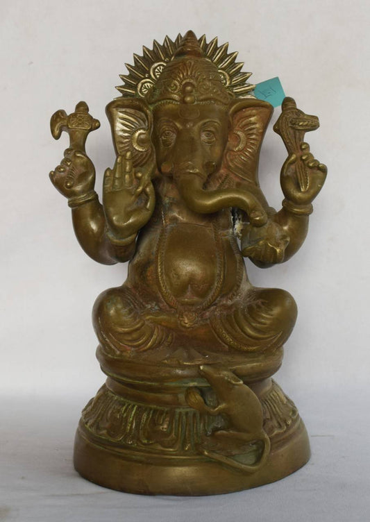 Mushakvahan Moorti - TesuBrass Sculptures