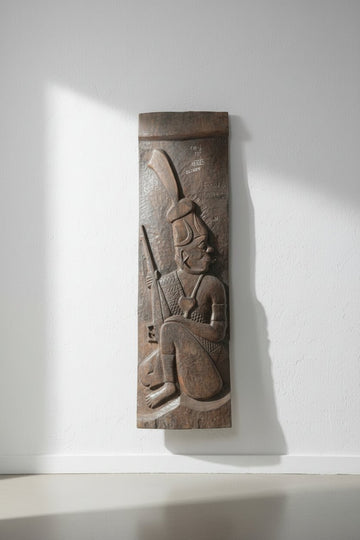 Naga Warrior Teak Panel - TesuWooden panel