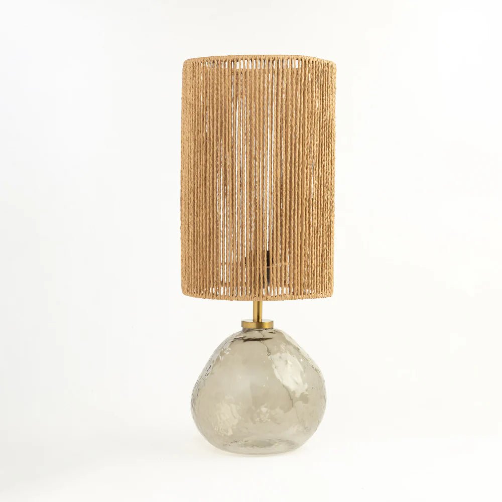 Natura Jute Glass Table Lamp - TesuTable Lamp