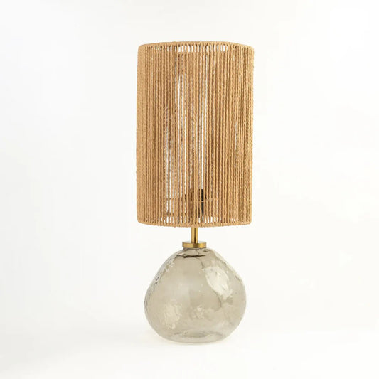 Natura Jute Glass Table Lamp - TesuTable Lamp