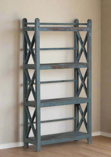 Natural Teak Shelf - TesuWooden Rack