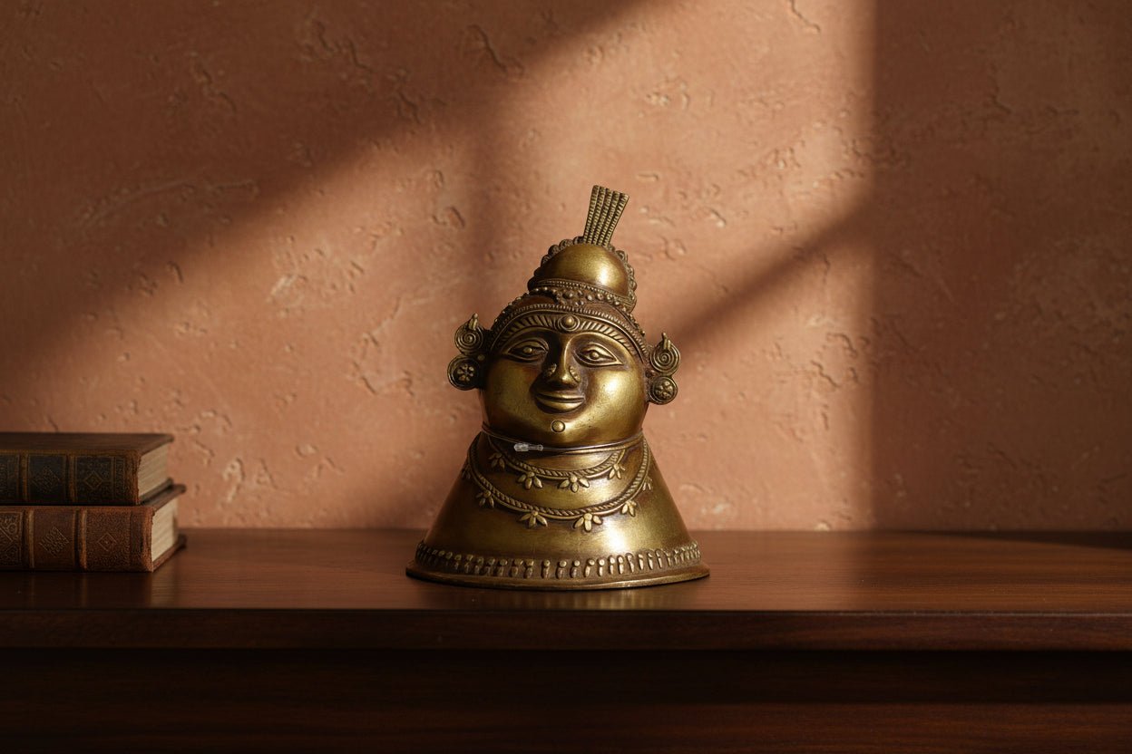 Finished in an antique brass tone, it makes a timeless table décor accent and a thoughtful gifting choice.