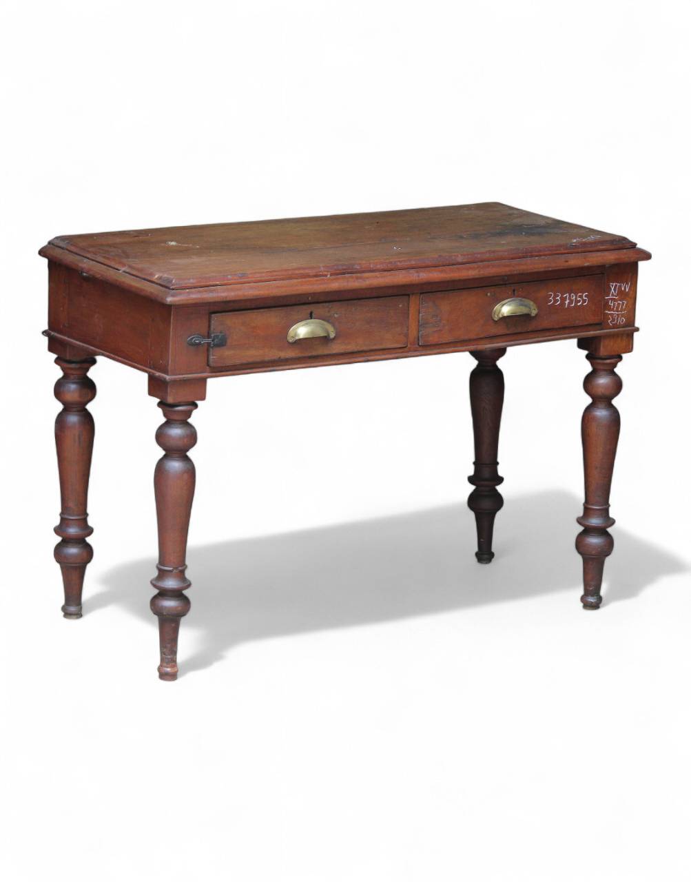 Wooden desk with two drawers 