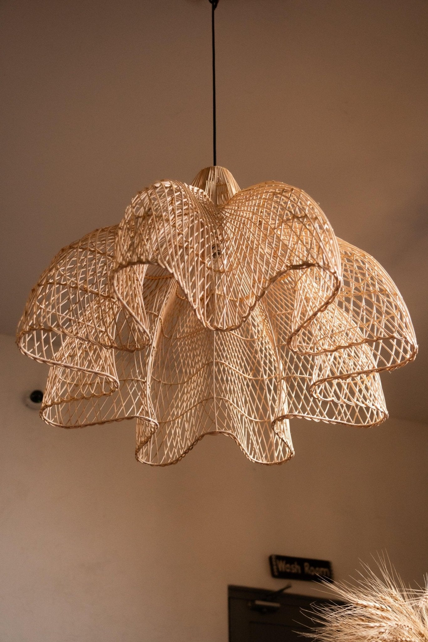 Rattan Canopy Pendant Lampshade - TesuLampshade