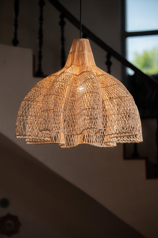 Rattan Canopy Pendant Lampshade - TesuLampshade
