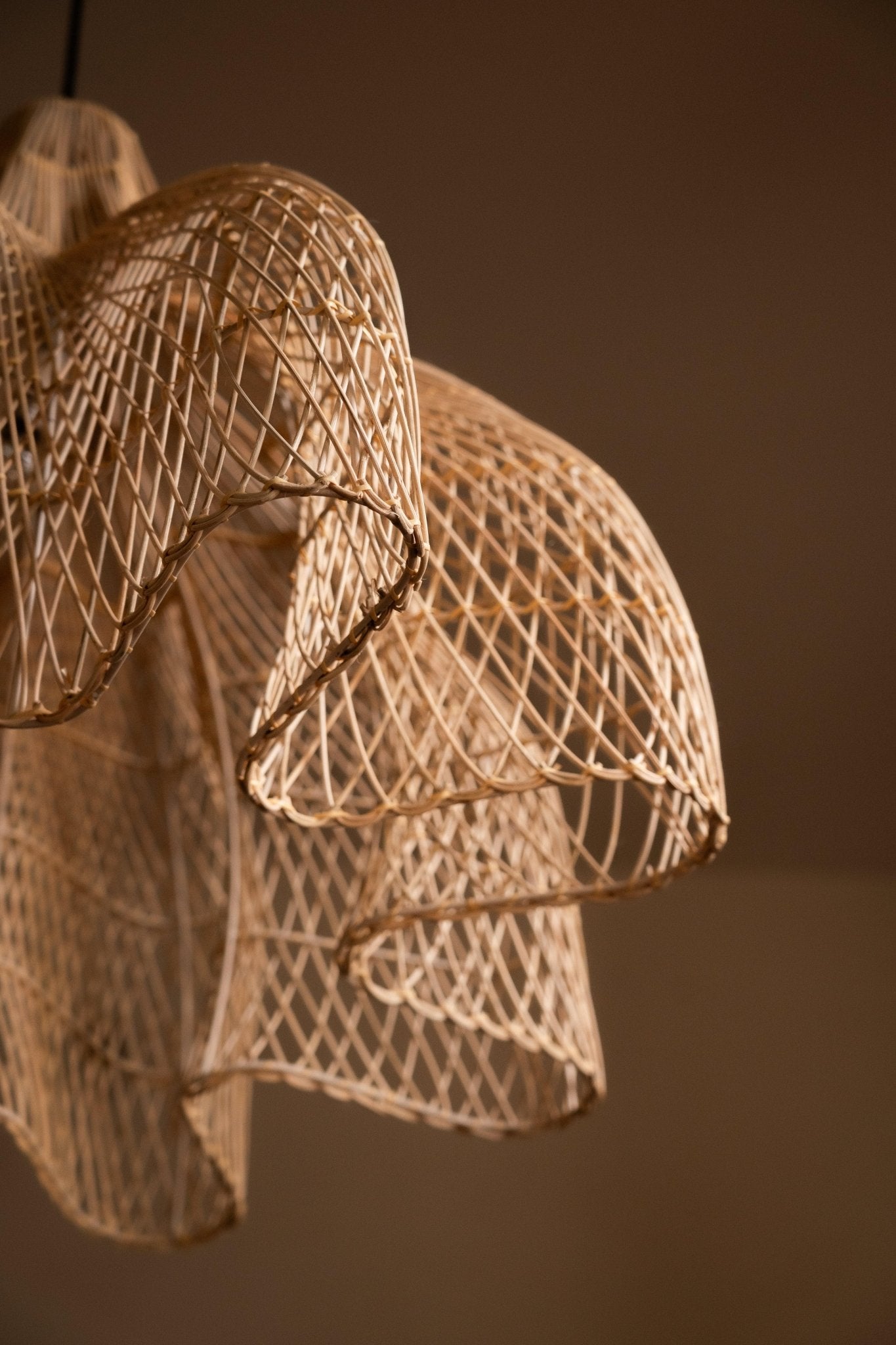 Rattan Canopy Pendant Lampshade - TesuLampshade