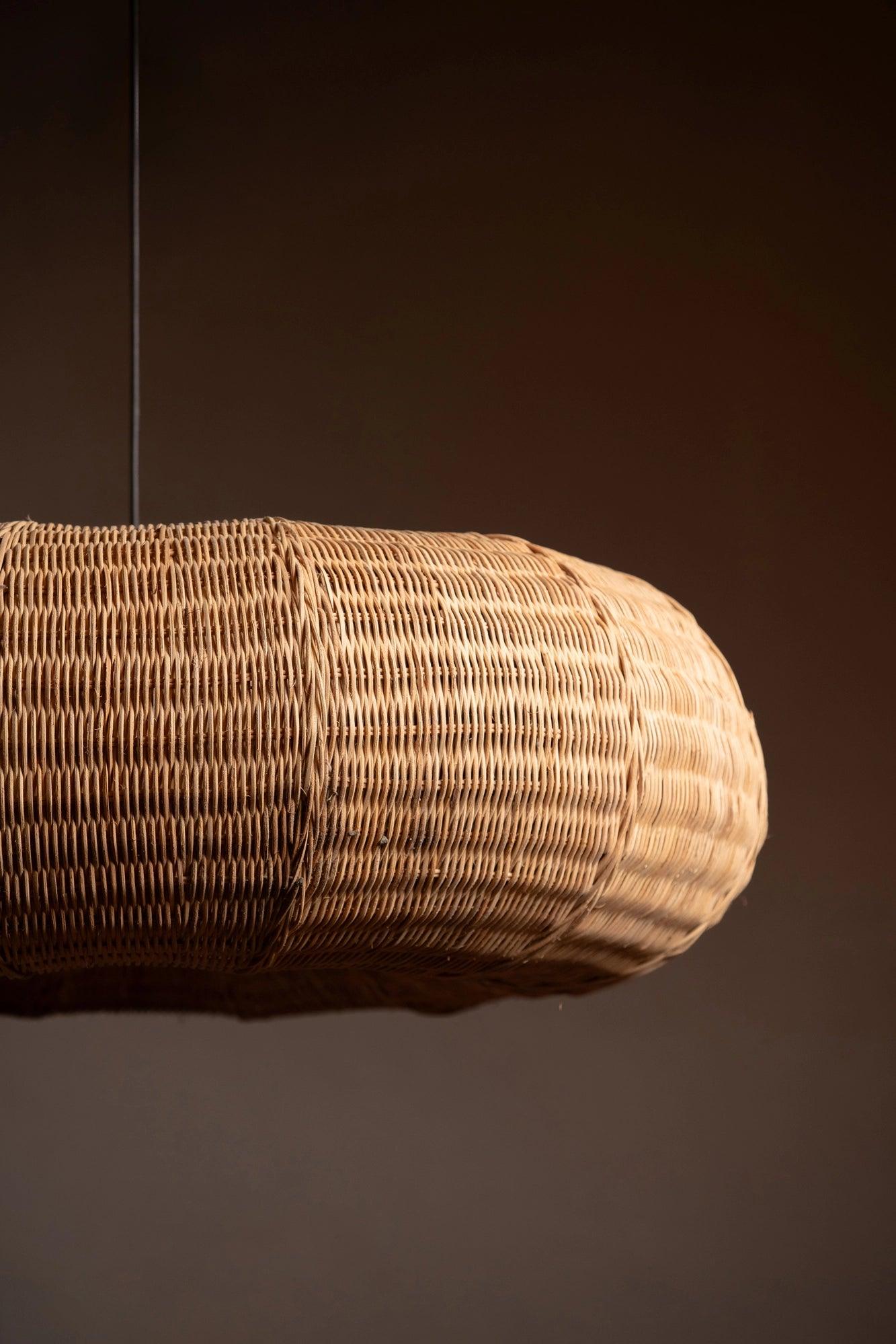 Rattan Donut Pendant Lampshade - TesuChandelier Lamp