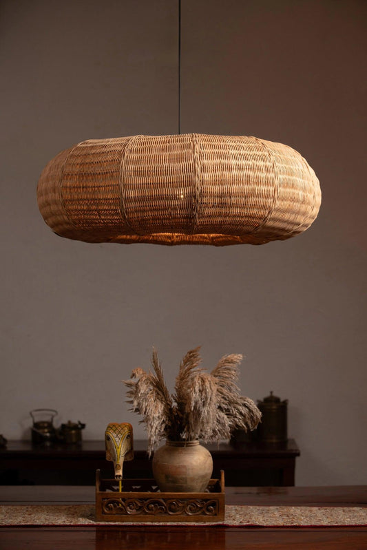 Rattan Donut Pendant Lampshade - TesuChandelier Lamp