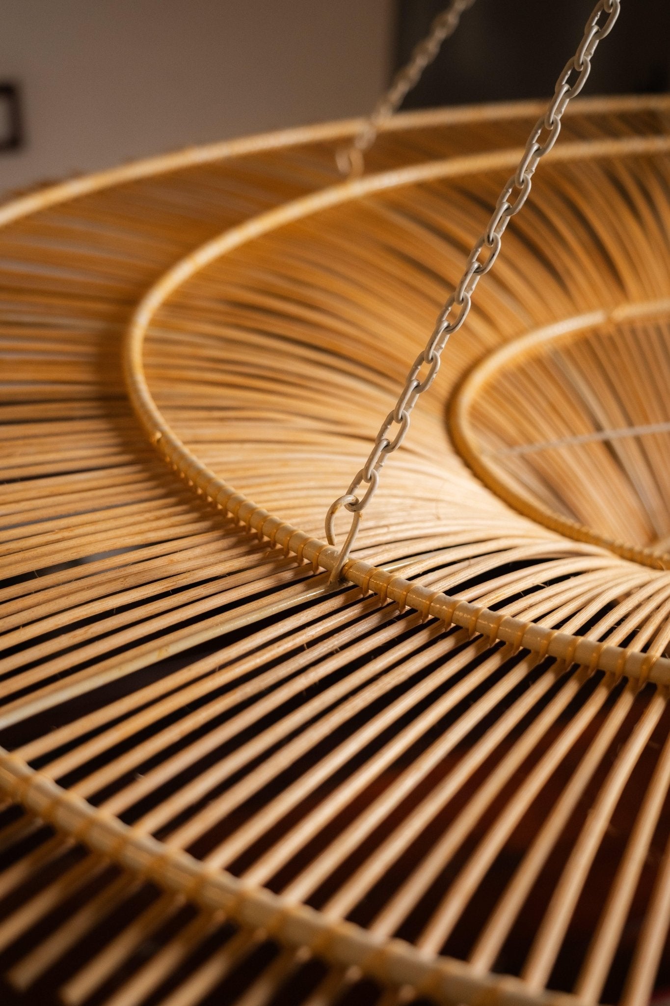 Rattan Giant Umbrella Pendant Lampshade - TesuLampshade