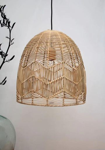 Rattan Pendant Dome Shaped Lampshade - TesuLampshade