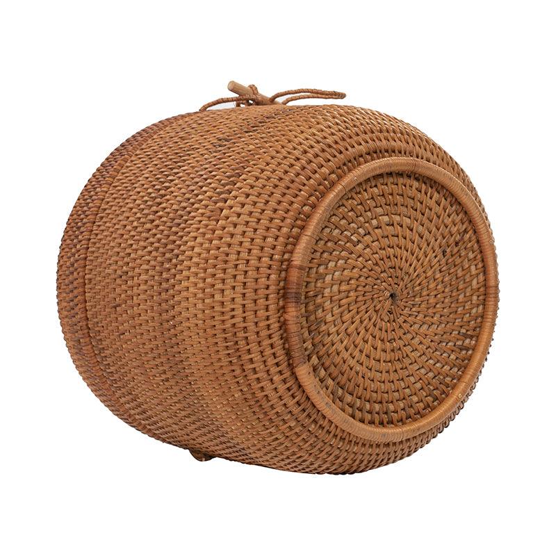 Rattan Storage Box With Lid - TesuBaskets
