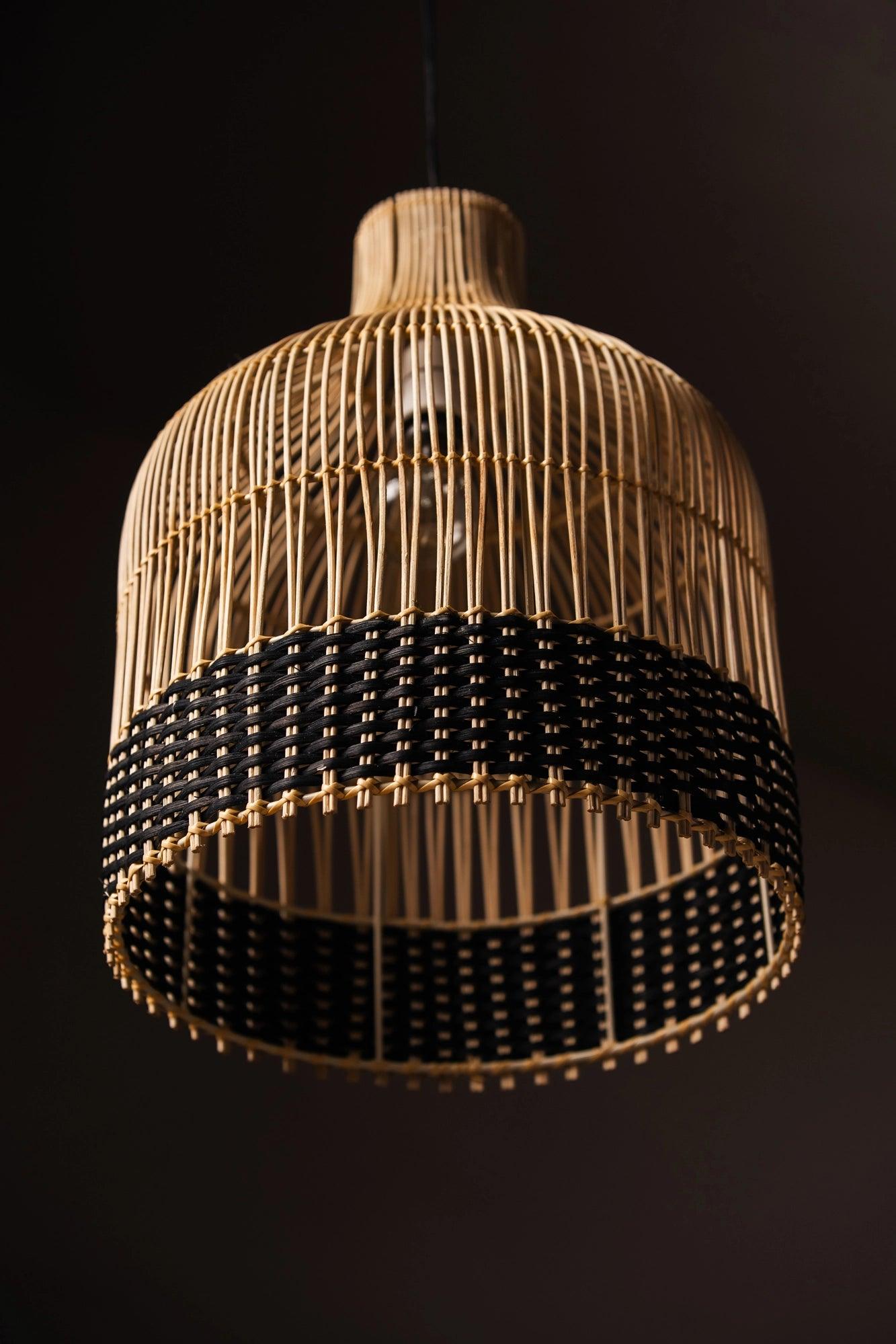 Rattan Umbrella Shaped Lampshade - TesuLampshade