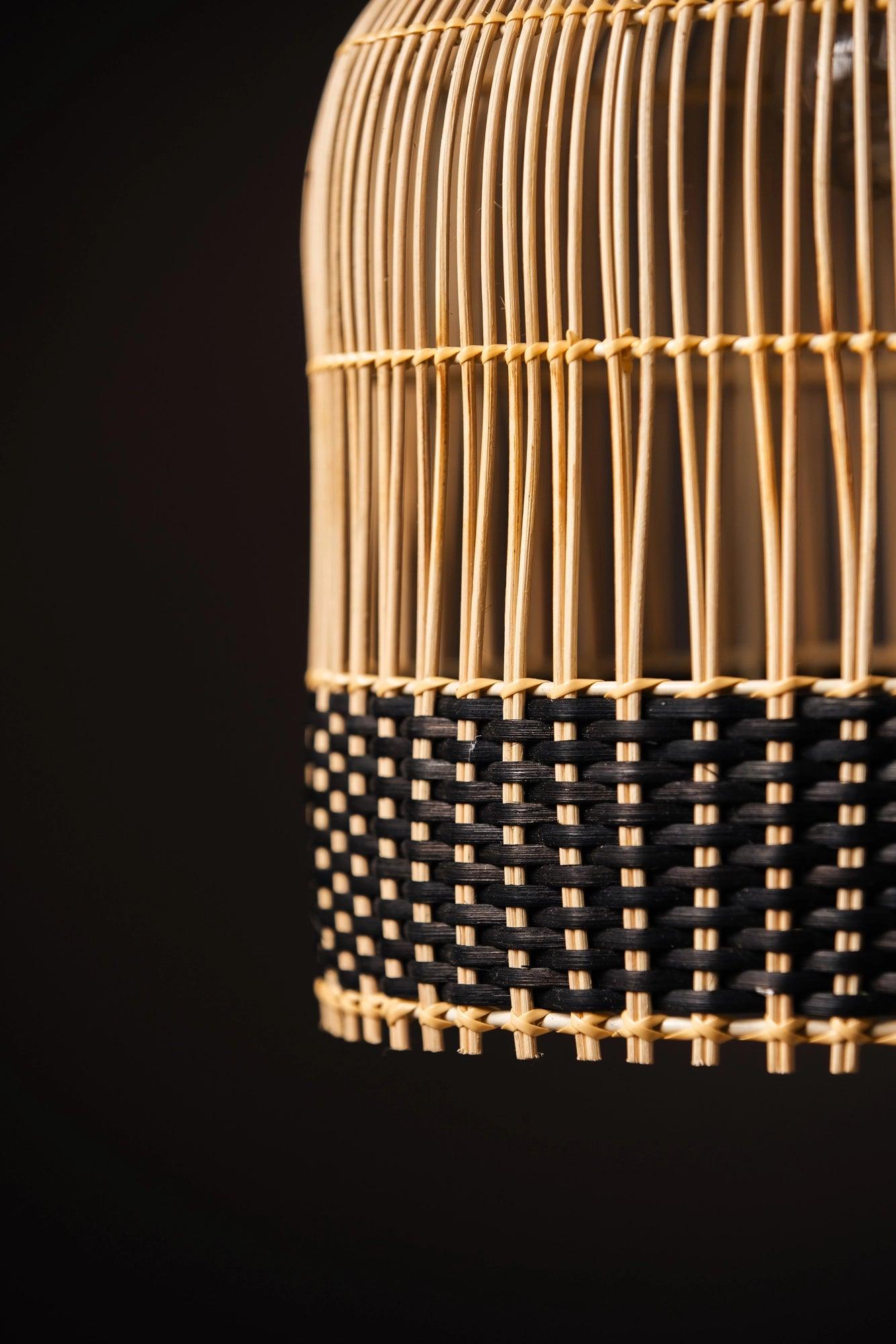 Rattan Umbrella Shaped Lampshade - TesuLampshade