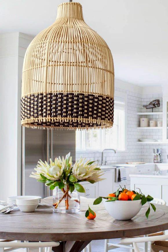 Rattan Umbrella Shaped Lampshade - TesuLampshade