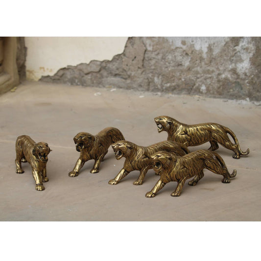 Regal Brass Tiger - TesuBrass Sculptures