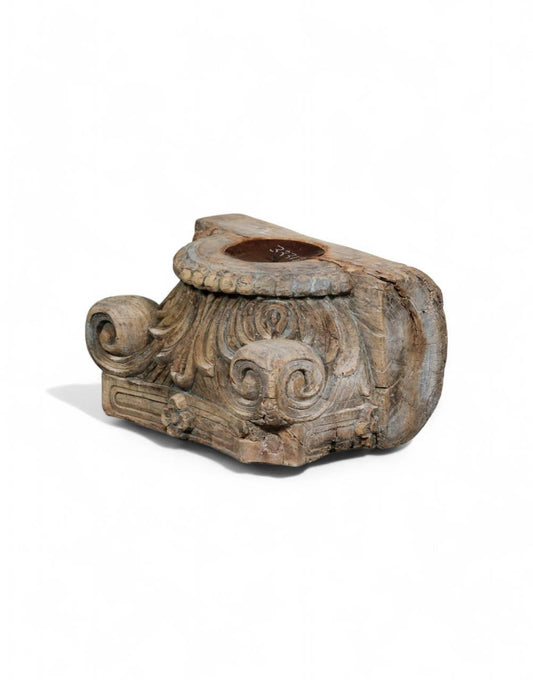 Regal Glow Teak Candle Holder - TesuCandles & Candle Holders