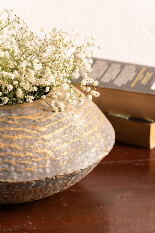 Rustic Hammered Planter - TesuPlanter