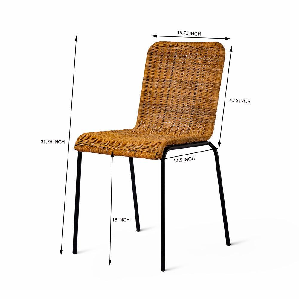 Rustic Woven Accent Chair - TesuChairs & Seating