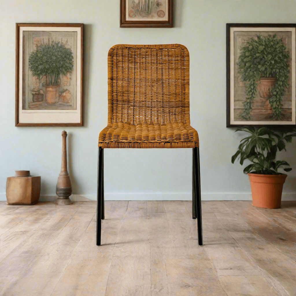 Rustic Woven Accent Chair - TesuChairs & Seating