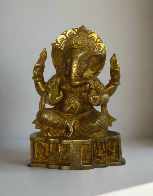 Sacred Ganapati Murti - TesuBrass Sculptures