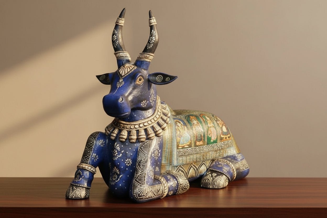 Sacred Nandi Hand - Painted Statue - TesuSculpture