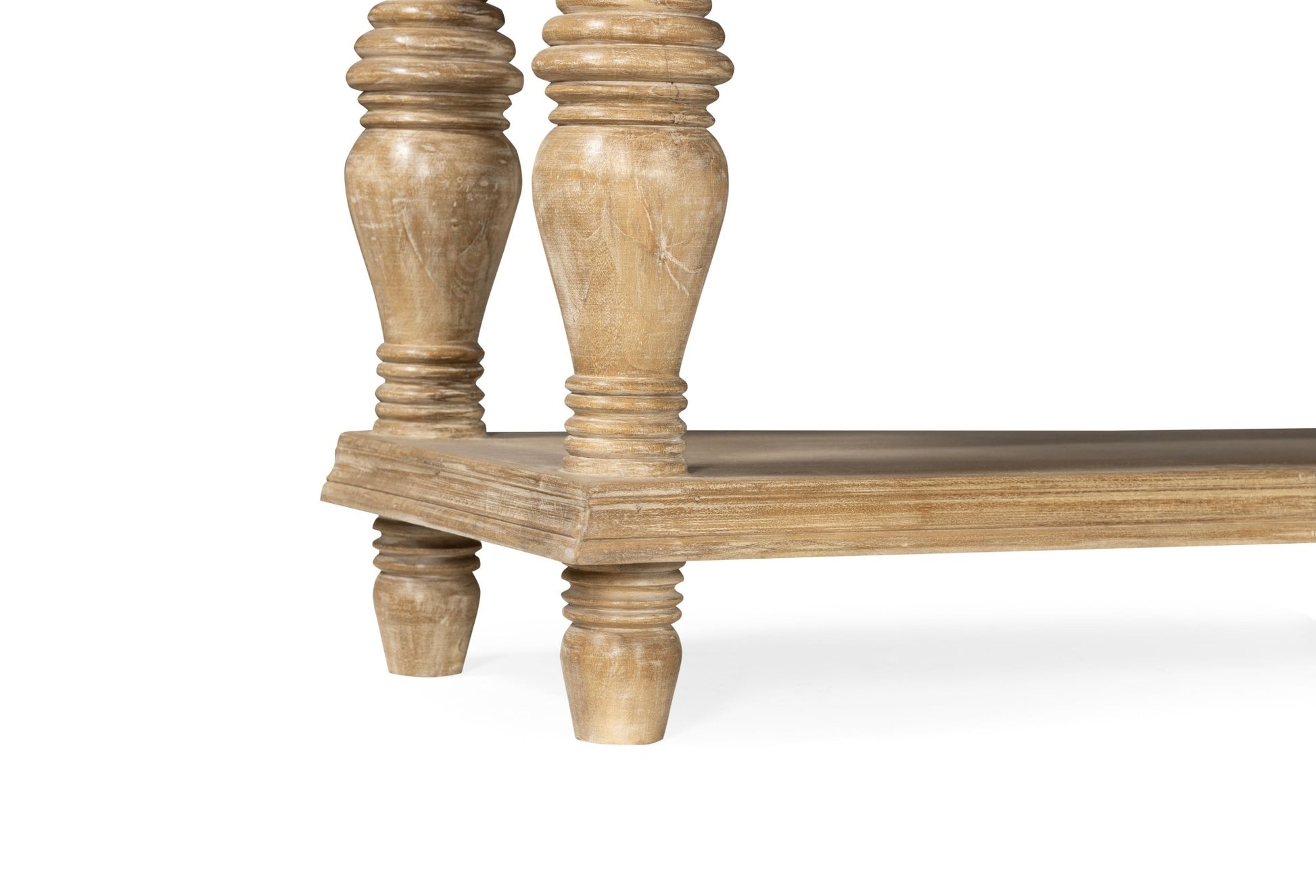 Sandal Bloom Carved Console - TesuCabinets & Storage