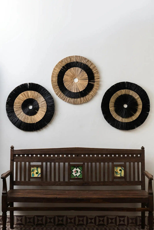 Seagrass Wall Decor Round 3 in Set - TesuWall Decor