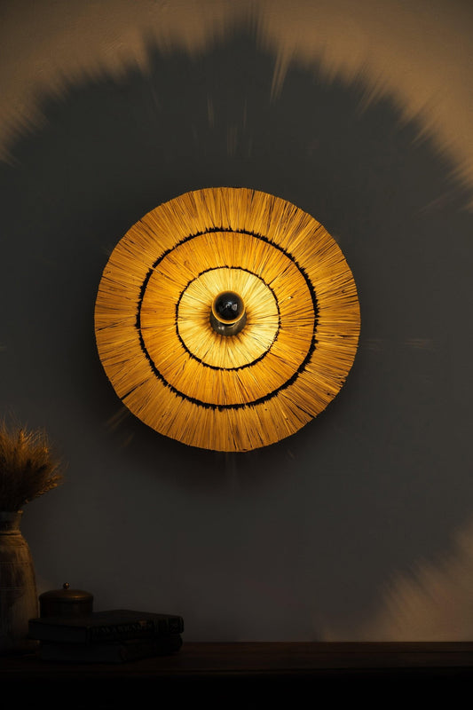 Seagrass Wall Light with Stand - TesuWall Light