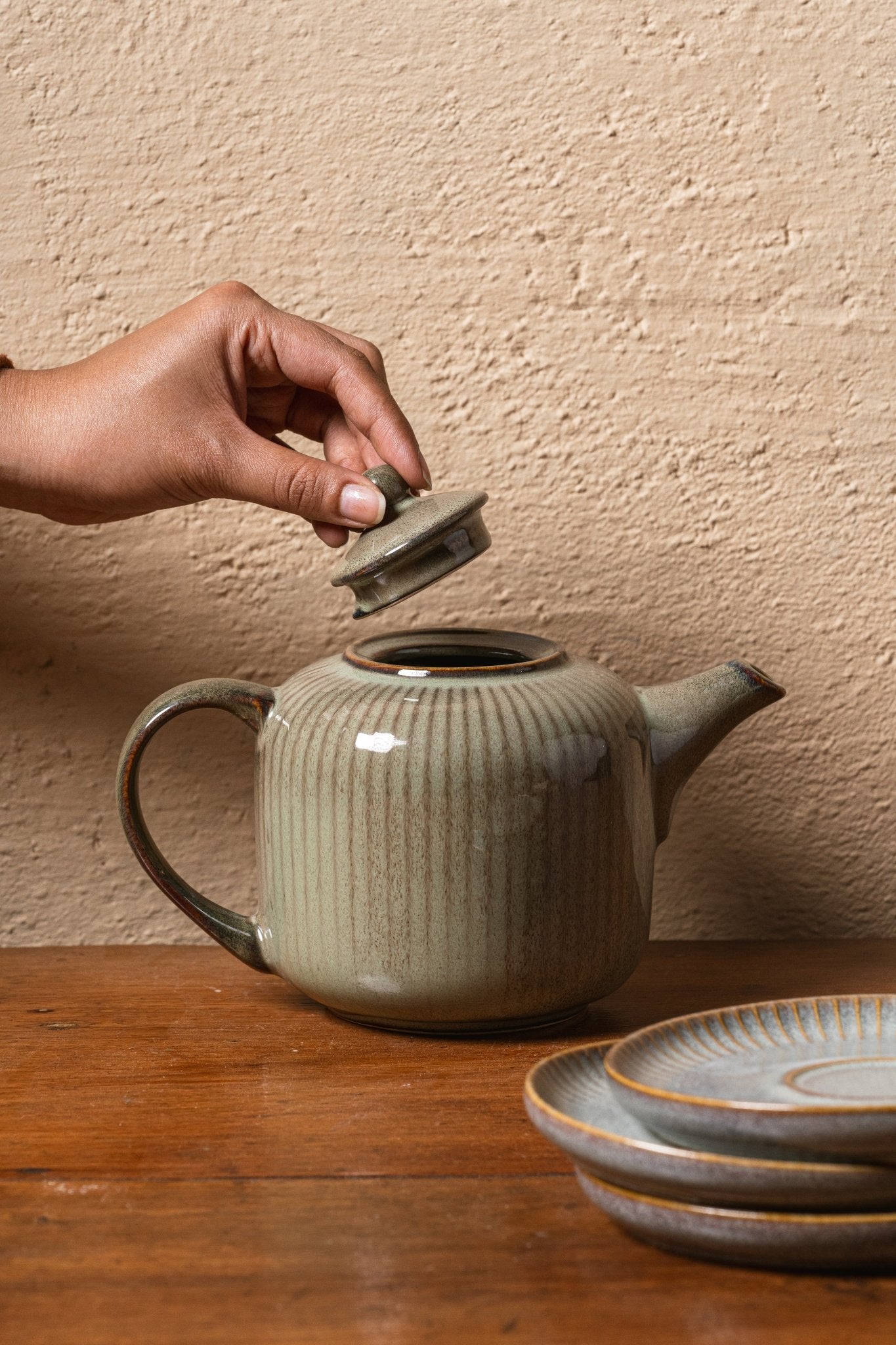 Sienna Cup and Saucer - Set of 13 Pieces - TesuCeremic