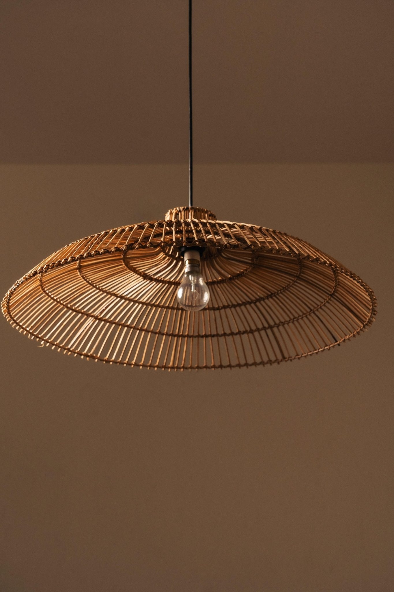 Sunshade Rattan Pendant Lampshade - TesuPendant Light