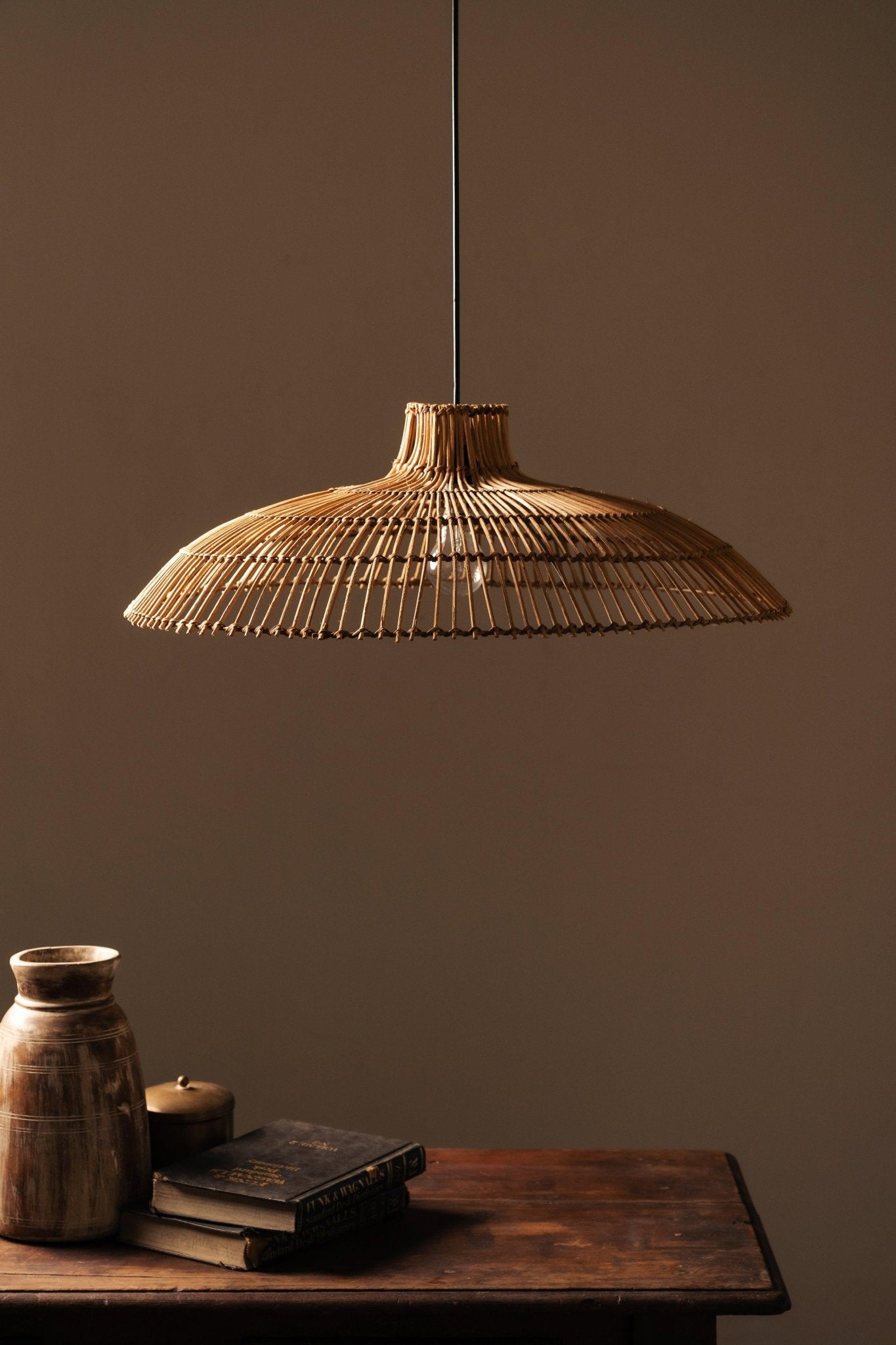 Sunshade Rattan Pendant Lampshade - TesuPendant Light