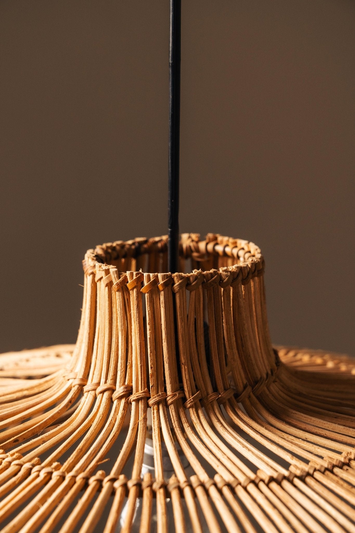 Sunshade Rattan Pendant Lampshade - TesuPendant Light