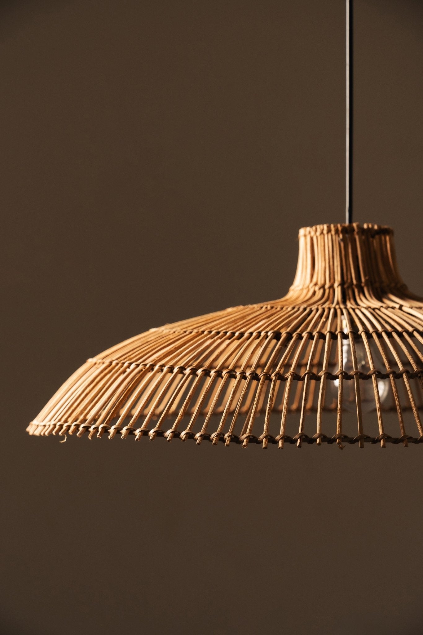 Sunshade Rattan Pendant Lampshade - TesuPendant Light