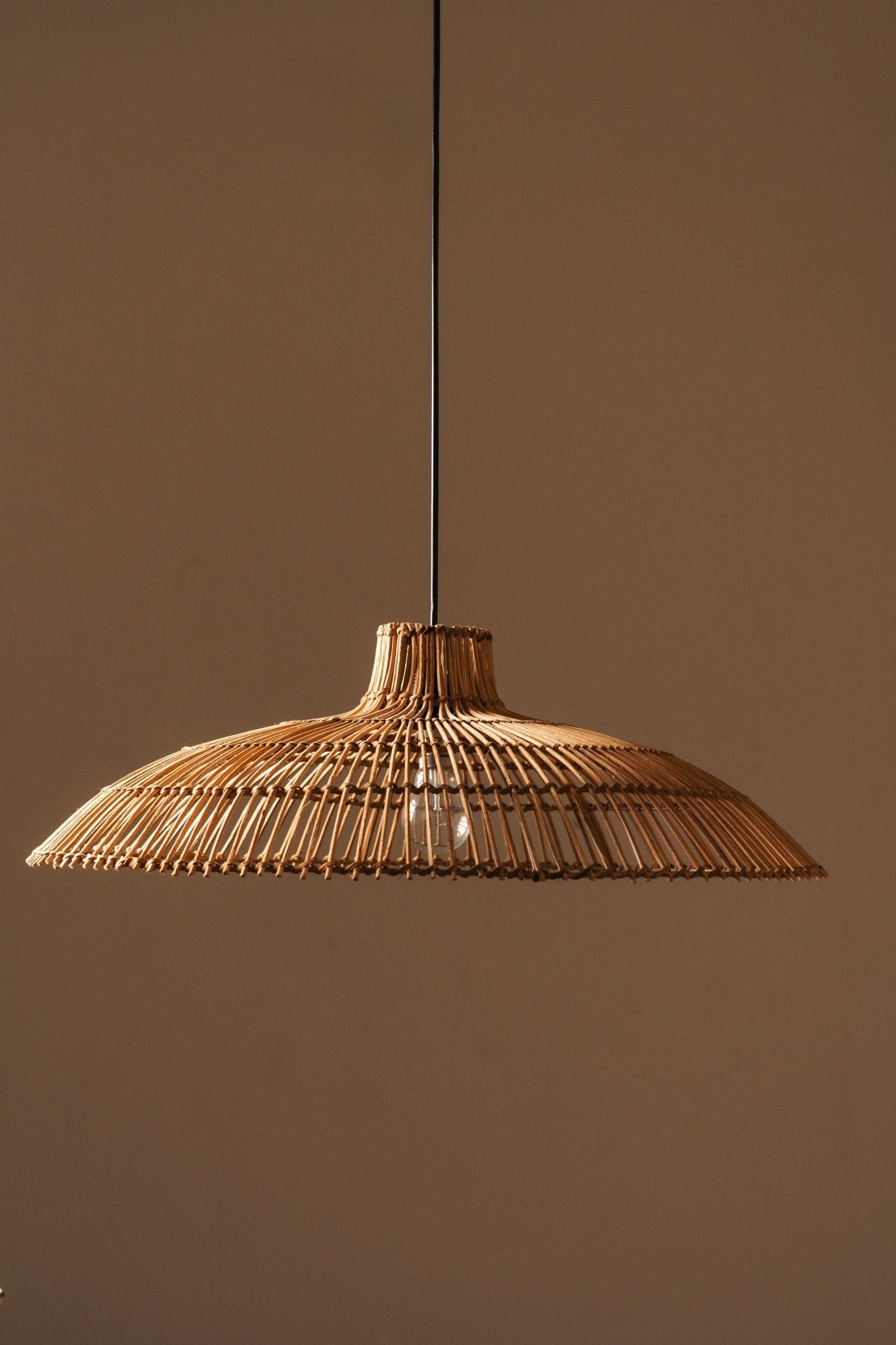 Sunshade Rattan Pendant Lampshade - TesuPendant Light