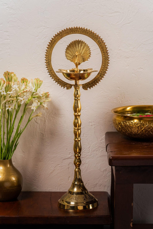 Swarna Brass Mayura Samai - TesuBrass Diya