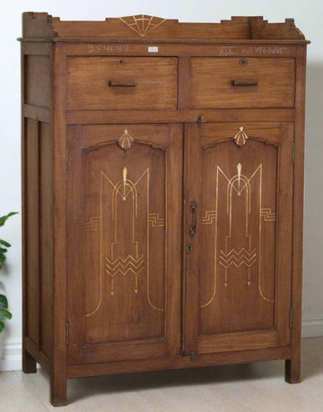 Teak Wood Almirah - TesuCabinets & Storage