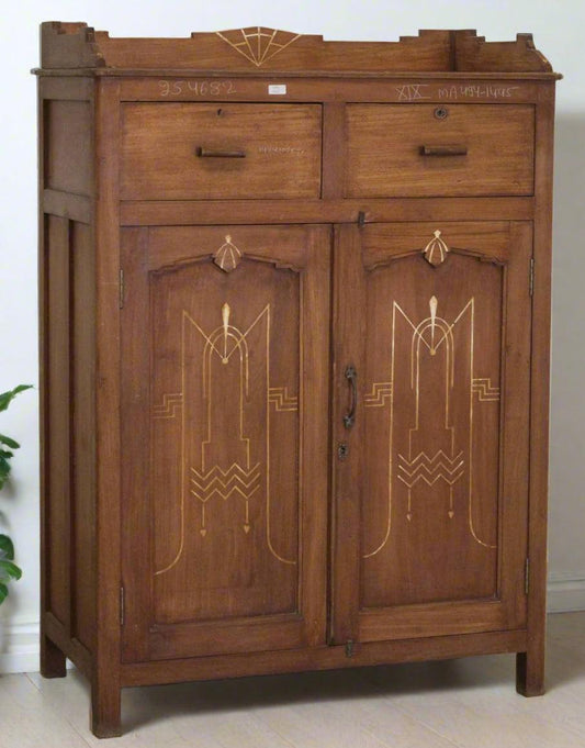 Teak Wood Almirah - TesuCabinets & Storage