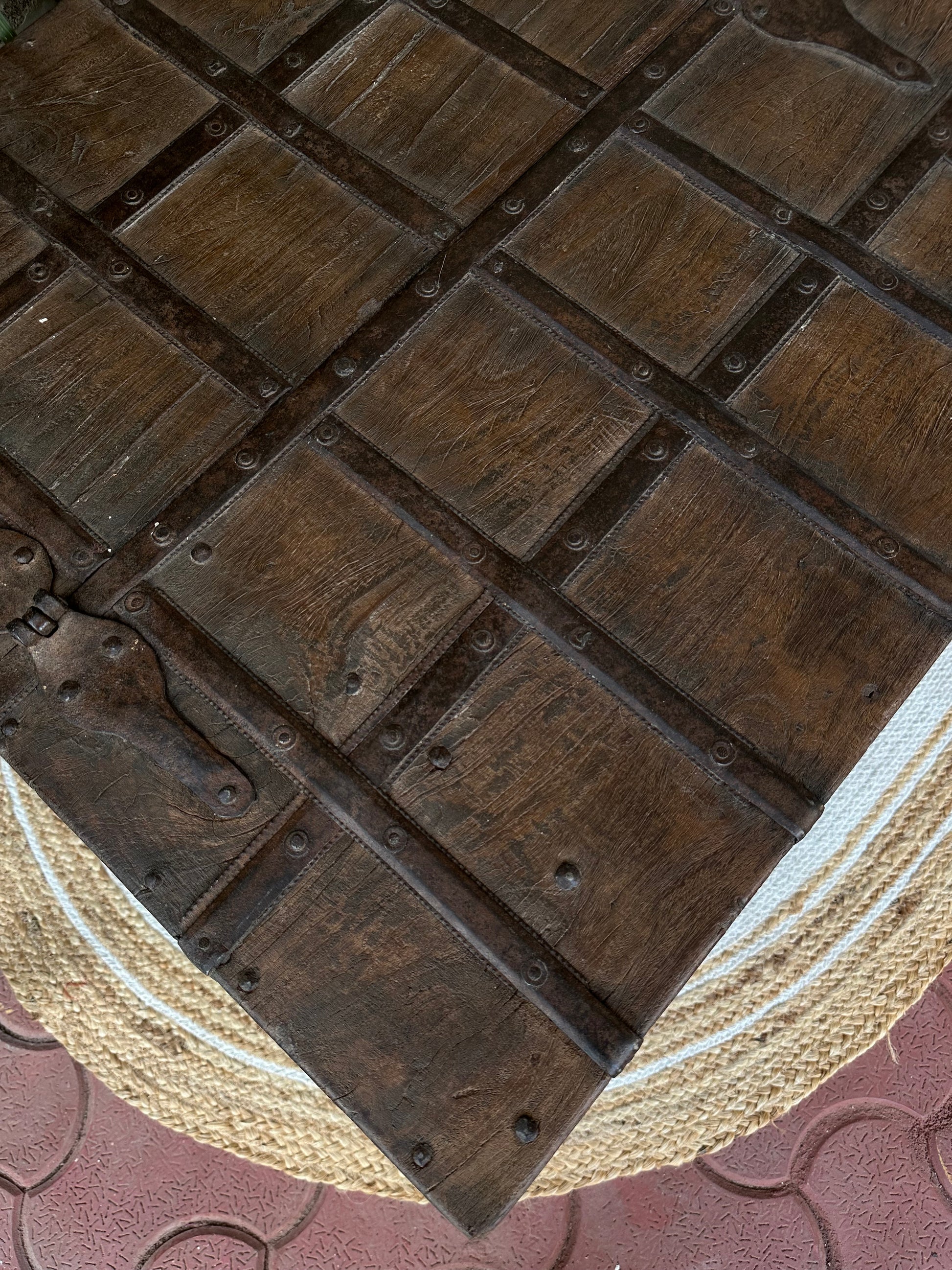 antique coffee table reclaimed wood