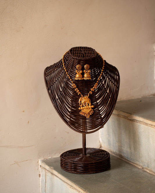 Exquisite Rattan Jewellery Mannequin - TESU