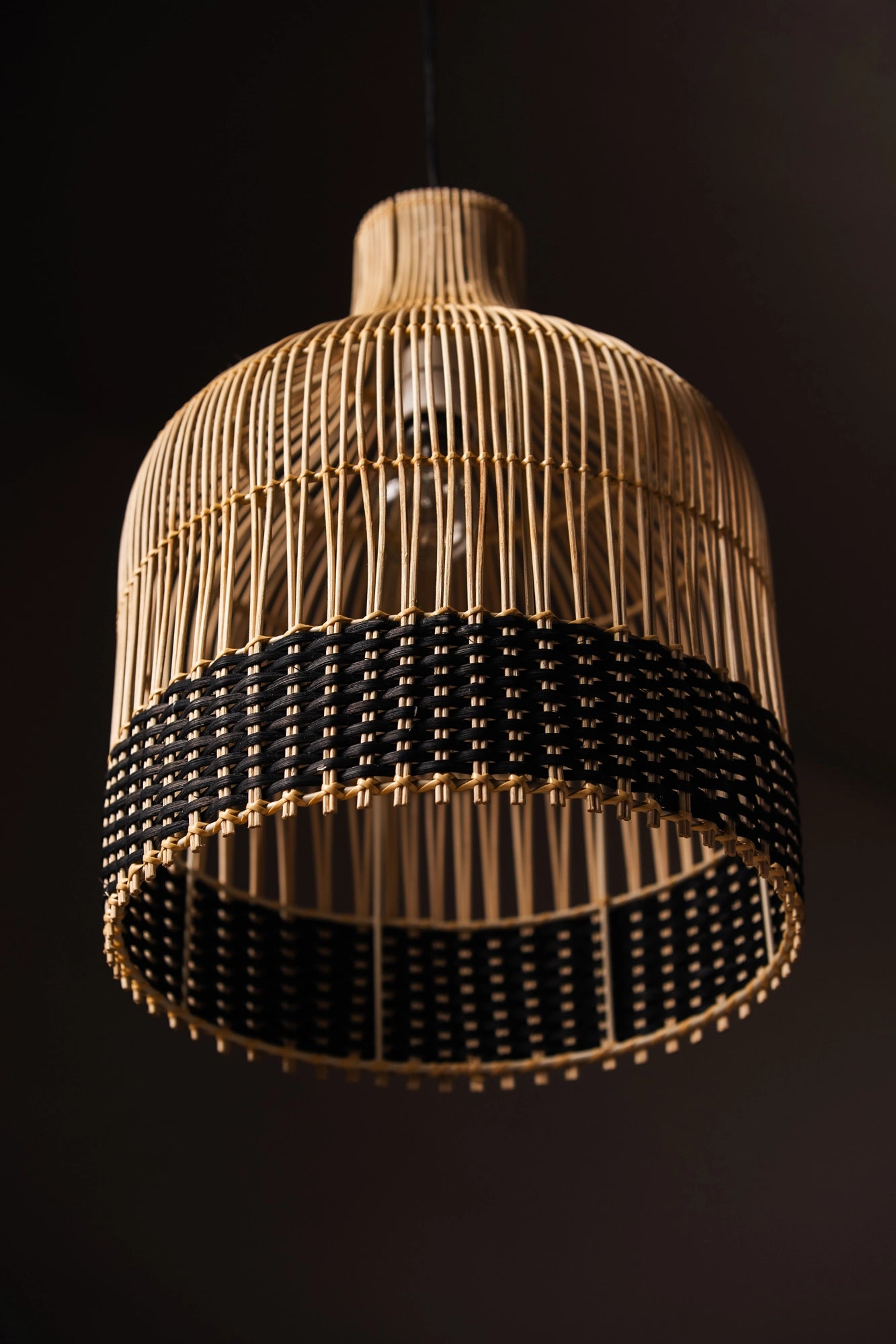 Rattan Umbrella Shaped Lampshade - TESU