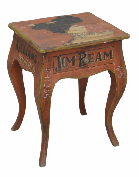 Vintage Typography Wooden Table - TESU