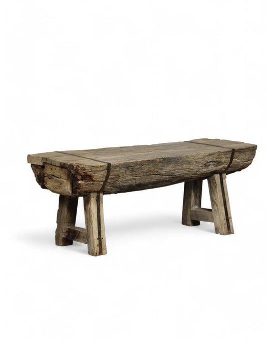 tesu antique reclaimed wood outdoor seatring bench jungle wood