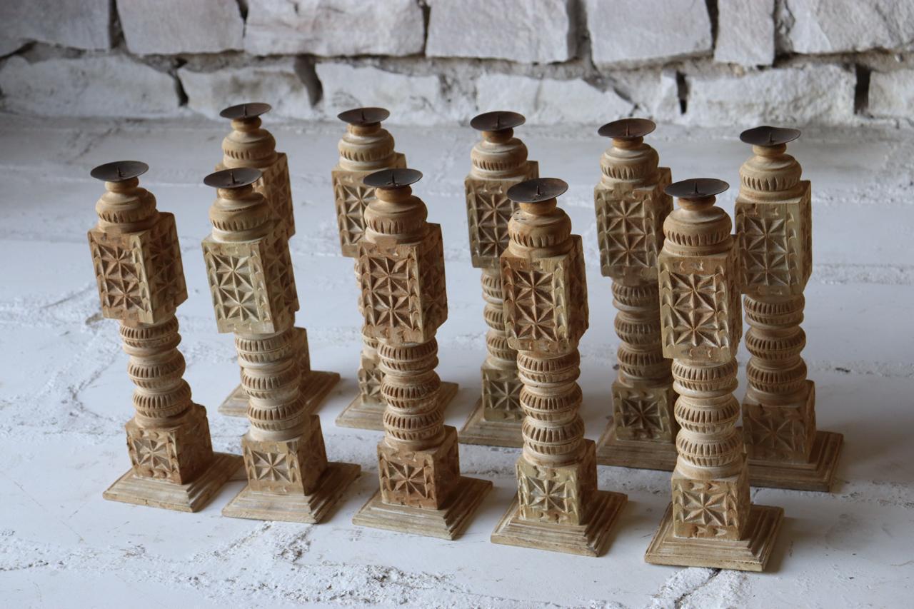 The Carved Candle Stand - TesuCandles & Candle Holders